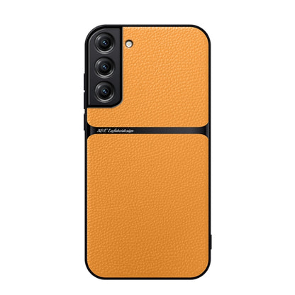 Litchi Leather Magnetic Full Coverage Shockproof Phone Case, For Samsung Galaxy S22 Ultra 5G, For Samsung Galaxy S22+ 5G, For Samsung Galaxy S22 5G, For Samsung Galaxy S21 FE 5G, For Samsung Galaxy S21 5G, For Samsung Galaxy S21+ 5G                    ...
