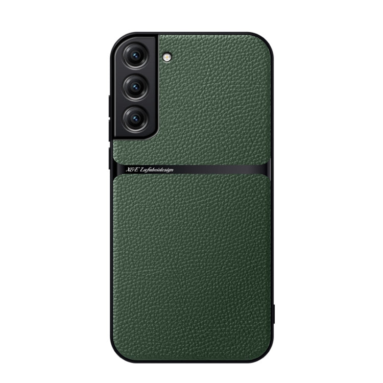 Litchi Leather Magnetic Full Coverage Shockproof Phone Case, For Samsung Galaxy S22 Ultra 5G, For Samsung Galaxy S22+ 5G, For Samsung Galaxy S22 5G, For Samsung Galaxy S21 FE 5G, For Samsung Galaxy S21 5G, For Samsung Galaxy S21+ 5G                    ...