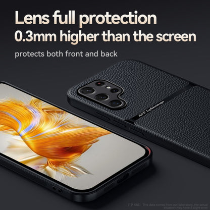 Litchi Leather Magnetic Full Coverage Shockproof Phone Case, For Samsung Galaxy S22 Ultra 5G, For Samsung Galaxy S22+ 5G, For Samsung Galaxy S22 5G, For Samsung Galaxy S21 FE 5G, For Samsung Galaxy S21 5G, For Samsung Galaxy S21+ 5G                    ...