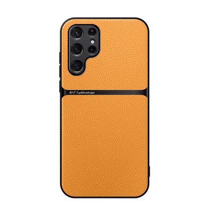 Litchi Leather Magnetic Full Coverage Shockproof Phone Case, For Samsung Galaxy S22 Ultra 5G, For Samsung Galaxy S22+ 5G, For Samsung Galaxy S22 5G, For Samsung Galaxy S21 FE 5G, For Samsung Galaxy S21 5G, For Samsung Galaxy S21+ 5G                    ...