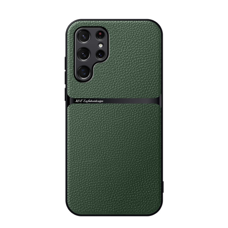 Litchi Leather Magnetic Full Coverage Shockproof Phone Case, For Samsung Galaxy S22 Ultra 5G, For Samsung Galaxy S22+ 5G, For Samsung Galaxy S22 5G, For Samsung Galaxy S21 FE 5G, For Samsung Galaxy S21 5G, For Samsung Galaxy S21+ 5G                    ...
