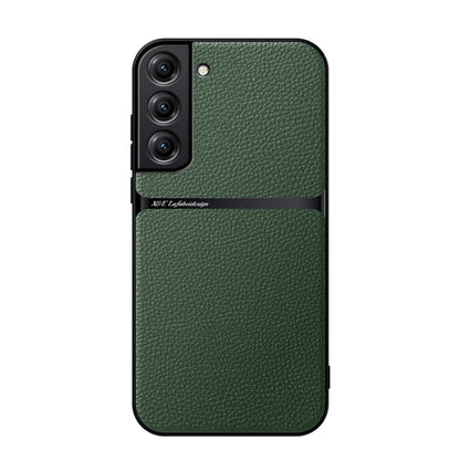 Litchi Leather Magnetic Full Coverage Shockproof Phone Case, For Samsung Galaxy S24 Ultra 5G, For Samsung Galaxy S24+ 5G, For Samsung Galaxy S24 5G, For Samsung Galaxy S23 FE 5G, For Samsung Galaxy S23 Ultra 5G, For Samsung Galaxy S23+ 5G              ...