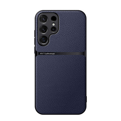 Litchi Leather Magnetic Full Coverage Shockproof Phone Case, For Samsung Galaxy S24 Ultra 5G, For Samsung Galaxy S24+ 5G, For Samsung Galaxy S24 5G, For Samsung Galaxy S23 FE 5G, For Samsung Galaxy S23 Ultra 5G, For Samsung Galaxy S23+ 5G              ...