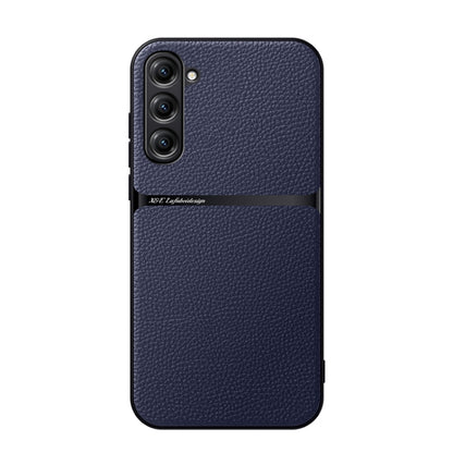 Litchi Leather Magnetic Full Coverage Shockproof Phone Case, For Samsung Galaxy S24 Ultra 5G, For Samsung Galaxy S24+ 5G, For Samsung Galaxy S24 5G, For Samsung Galaxy S23 FE 5G, For Samsung Galaxy S23 Ultra 5G, For Samsung Galaxy S23+ 5G              ...