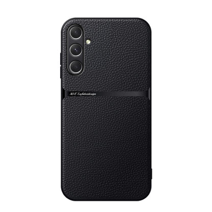 Litchi Leather Magnetic Full Coverage Shockproof Phone Case, For Samsung Galaxy S26+ 5G, For Samsung Galaxy S26 Ultra 5G, For Samsung Galaxy S26 5G, For Samsung Galaxy S25 Edge 5G, For Samsung Galaxy S25 5G, For Samsung Galaxy S25+ 5G                  ...