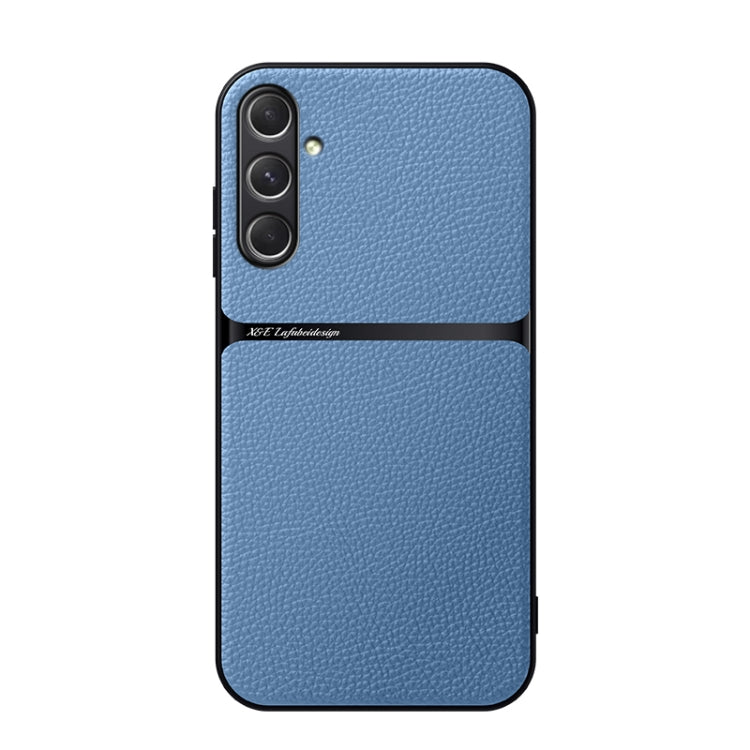 Litchi Leather Magnetic Full Coverage Shockproof Phone Case, For Samsung Galaxy S26+ 5G, For Samsung Galaxy S26 Ultra 5G, For Samsung Galaxy S26 5G, For Samsung Galaxy S25 Edge 5G, For Samsung Galaxy S25 5G, For Samsung Galaxy S25+ 5G                  ...