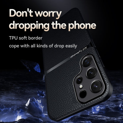 Litchi Leather Magnetic Full Coverage Shockproof Phone Case, For Samsung Galaxy S24 Ultra 5G, For Samsung Galaxy S24+ 5G, For Samsung Galaxy S24 5G, For Samsung Galaxy S23 FE 5G, For Samsung Galaxy S23 Ultra 5G, For Samsung Galaxy S23+ 5G              ...
