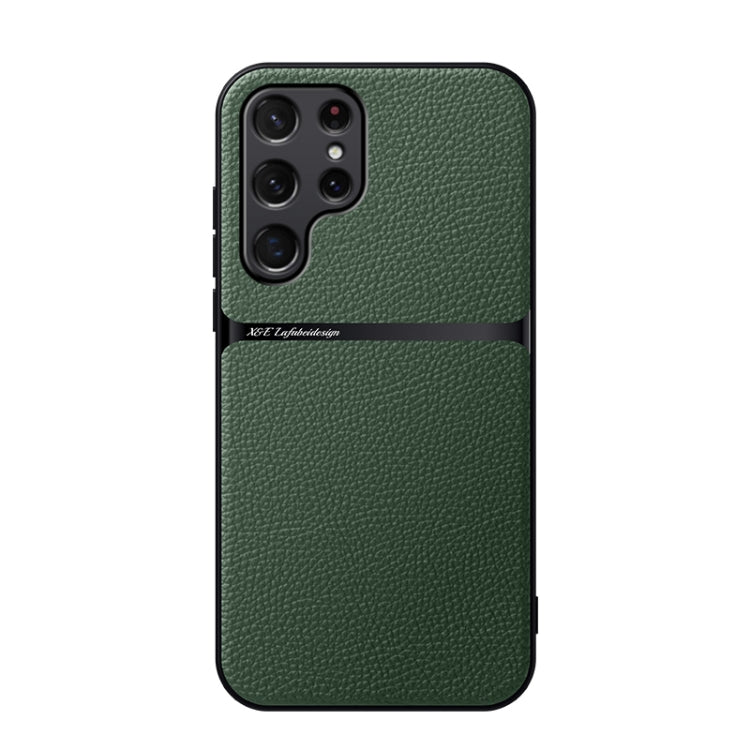 Litchi Leather Magnetic Full Coverage Shockproof Phone Case, For Samsung Galaxy S24 Ultra 5G, For Samsung Galaxy S24+ 5G, For Samsung Galaxy S24 5G, For Samsung Galaxy S23 FE 5G, For Samsung Galaxy S23 Ultra 5G, For Samsung Galaxy S23+ 5G              ...