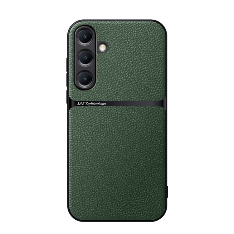 Litchi Leather Magnetic Full Coverage Shockproof Phone Case, For Samsung Galaxy S26+ 5G, For Samsung Galaxy S26 Ultra 5G, For Samsung Galaxy S26 5G, For Samsung Galaxy S25 Edge 5G, For Samsung Galaxy S25 5G, For Samsung Galaxy S25+ 5G                  ...