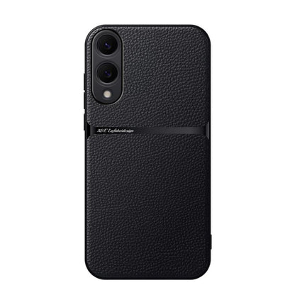 Litchi Leather Magnetic Full Coverage Shockproof Phone Case, For Samsung Galaxy S26+ 5G, For Samsung Galaxy S26 Ultra 5G, For Samsung Galaxy S26 5G, For Samsung Galaxy S25 Edge 5G, For Samsung Galaxy S25 5G, For Samsung Galaxy S25+ 5G                  ...
