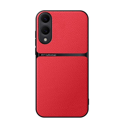 Litchi Leather Magnetic Full Coverage Shockproof Phone Case, For Samsung Galaxy S26+ 5G, For Samsung Galaxy S26 Ultra 5G, For Samsung Galaxy S26 5G, For Samsung Galaxy S25 Edge 5G, For Samsung Galaxy S25 5G, For Samsung Galaxy S25+ 5G                  ...
