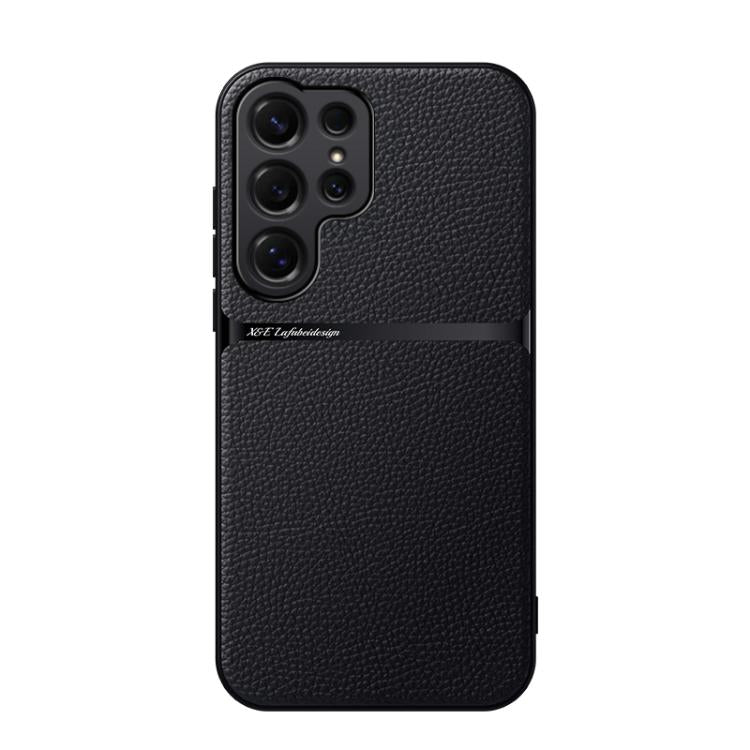 Litchi Leather Magnetic Full Coverage Shockproof Phone Case, For Samsung Galaxy S26+ 5G, For Samsung Galaxy S26 Ultra 5G, For Samsung Galaxy S26 5G, For Samsung Galaxy S25 Edge 5G, For Samsung Galaxy S25 5G, For Samsung Galaxy S25+ 5G                  ...