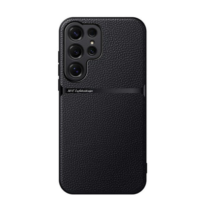 Litchi Leather Magnetic Full Coverage Shockproof Phone Case, For Samsung Galaxy S26+ 5G, For Samsung Galaxy S26 Ultra 5G, For Samsung Galaxy S26 5G, For Samsung Galaxy S25 Edge 5G, For Samsung Galaxy S25 5G, For Samsung Galaxy S25+ 5G                  ...