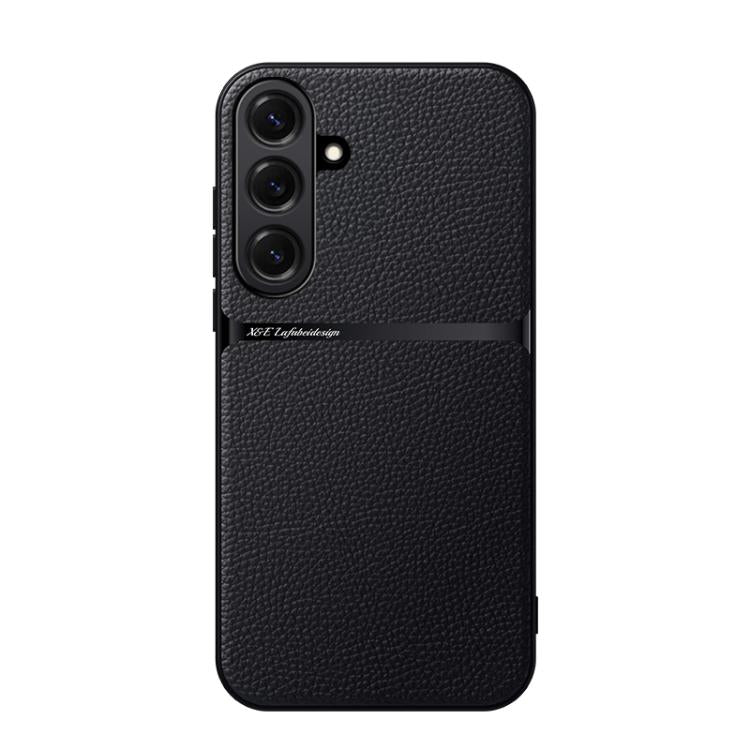 Litchi Leather Magnetic Full Coverage Shockproof Phone Case, For Samsung Galaxy S26+ 5G, For Samsung Galaxy S26 Ultra 5G, For Samsung Galaxy S26 5G, For Samsung Galaxy S25 Edge 5G, For Samsung Galaxy S25 5G, For Samsung Galaxy S25+ 5G                  ...