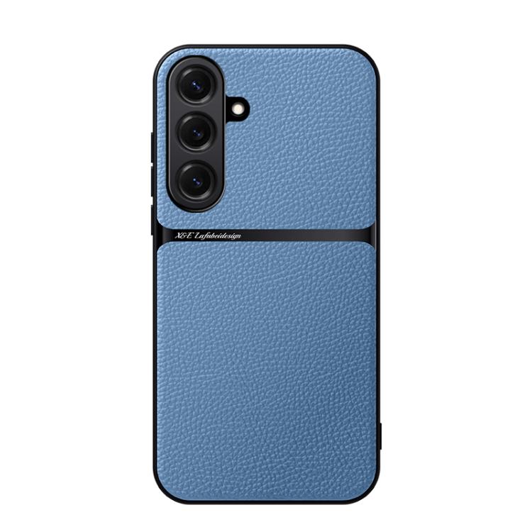 Litchi Leather Magnetic Full Coverage Shockproof Phone Case, For Samsung Galaxy S26+ 5G, For Samsung Galaxy S26 Ultra 5G, For Samsung Galaxy S26 5G, For Samsung Galaxy S25 Edge 5G, For Samsung Galaxy S25 5G, For Samsung Galaxy S25+ 5G                  ...