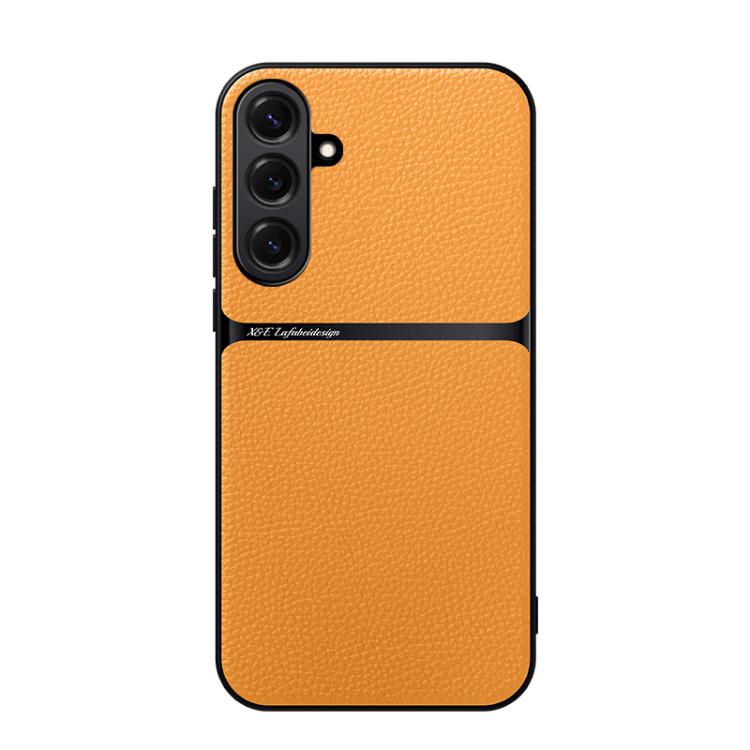 Litchi Leather Magnetic Full Coverage Shockproof Phone Case, For Samsung Galaxy S26+ 5G, For Samsung Galaxy S26 Ultra 5G, For Samsung Galaxy S26 5G, For Samsung Galaxy S25 Edge 5G, For Samsung Galaxy S25 5G, For Samsung Galaxy S25+ 5G                  ...
