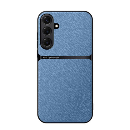 Litchi Leather Magnetic Full Coverage Shockproof Phone Case, For Samsung Galaxy S26+ 5G, For Samsung Galaxy S26 Ultra 5G, For Samsung Galaxy S26 5G, For Samsung Galaxy S25 Edge 5G, For Samsung Galaxy S25 5G, For Samsung Galaxy S25+ 5G                  ...