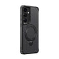 Carbon Fiber Texture 360 MagSafe Holder Phone Case, For Samsung Galaxy S26 5G, For Samsung Galaxy S25 / S24 5G, For Samsung Galaxy S25+ / S24+ 5G, For Samsung Galaxy S25 Ultra 5G, For Samsung Galaxy S24 Ultra 5G