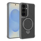 Carbon Fiber Texture 360 MagSafe Holder Phone Case, For Samsung Galaxy S26 5G, For Samsung Galaxy S25 / S24 5G, For Samsung Galaxy S25+ / S24+ 5G, For Samsung Galaxy S25 Ultra 5G, For Samsung Galaxy S24 Ultra 5G
