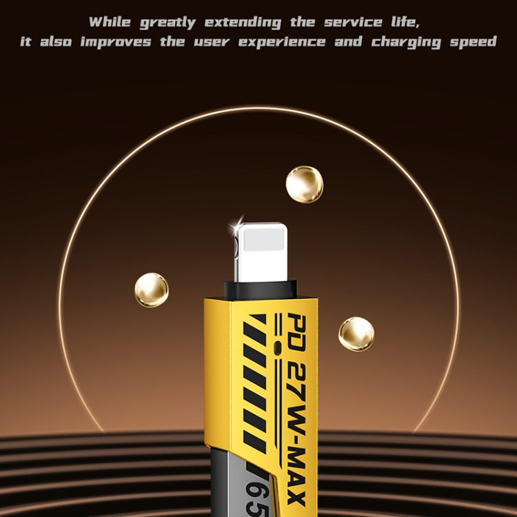 awei CL-226 65W USB/Type-C to 8 Pin/Type-C 4 in 1 Fast Charging Data Cable, Length: 1m