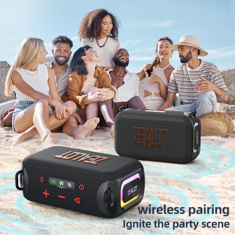 Zealot S85M 50W Outdoor Portable Bluetooth Speaker with Microphone