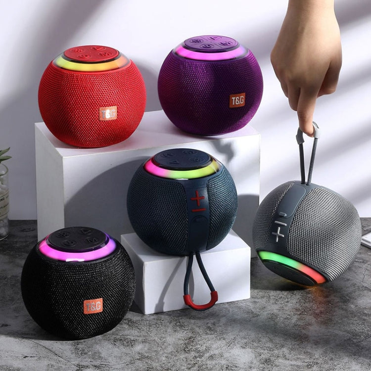 T&G TG683 Mini Portable Outdoor Wireless Bluetooth Speaker with LED Atmosphere Light