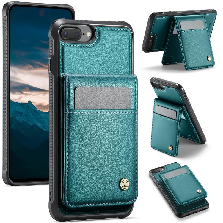 JEEHOOD J06 British Style RFID MagSafe Card Bag PU Phone Case