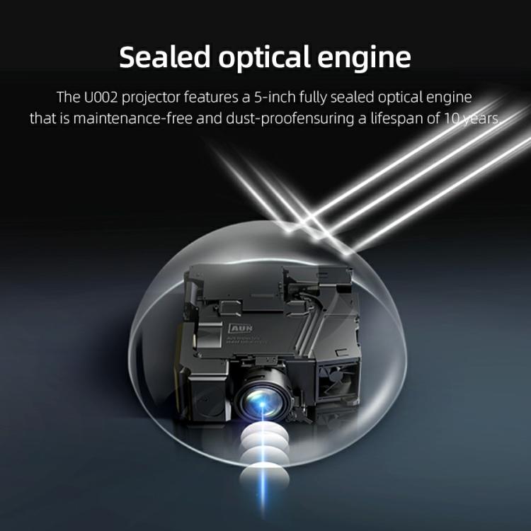 AUN U002 1920x1080P 970ANSI Android 12 Home Theater Smart Projector