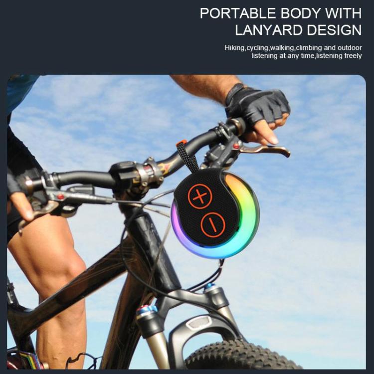 Portable Outdoor RGB Light Bluetooth Speaker Desktop Subwoofer