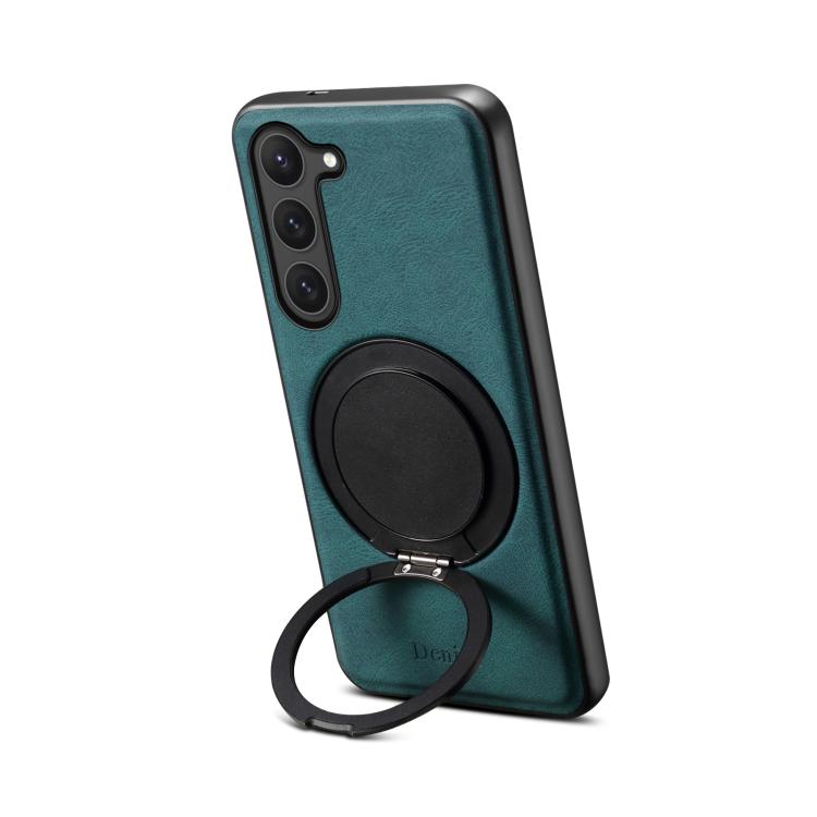 Denior A14 Skin Feel Rotating Holder MagSafe Phone Case, For Samsung Galaxy S26 Ultra 5G, For Samsung Galaxy S25 5G, For Samsung Galaxy S25+ 5G, For Samsung Galaxy S25 Ultra 5G, For Samsung Galaxy S24 FE 5G, For Samsung Galaxy S24+ 5G                  ...