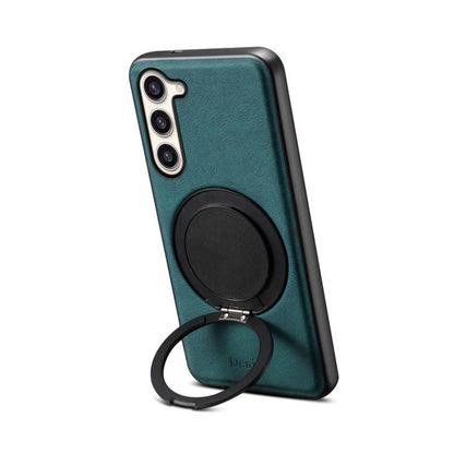Denior A14 Skin Feel Rotating Holder MagSafe Phone Case, For Samsung Galaxy S26 Ultra 5G, For Samsung Galaxy S25 5G, For Samsung Galaxy S25+ 5G, For Samsung Galaxy S25 Ultra 5G, For Samsung Galaxy S24 FE 5G, For Samsung Galaxy S24+ 5G                  ...