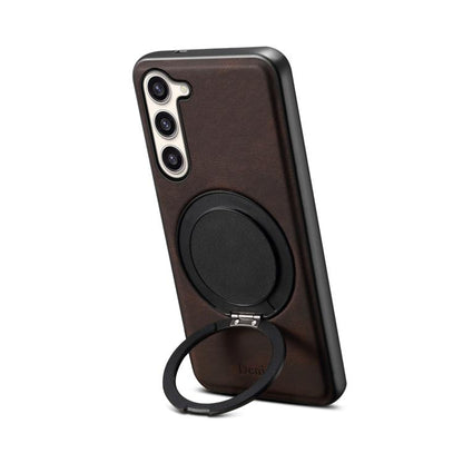 Denior A14 Skin Feel Rotating Holder MagSafe Phone Case, For Samsung Galaxy S26 Ultra 5G, For Samsung Galaxy S25 5G, For Samsung Galaxy S25+ 5G, For Samsung Galaxy S25 Ultra 5G, For Samsung Galaxy S24 FE 5G, For Samsung Galaxy S24+ 5G                  ...