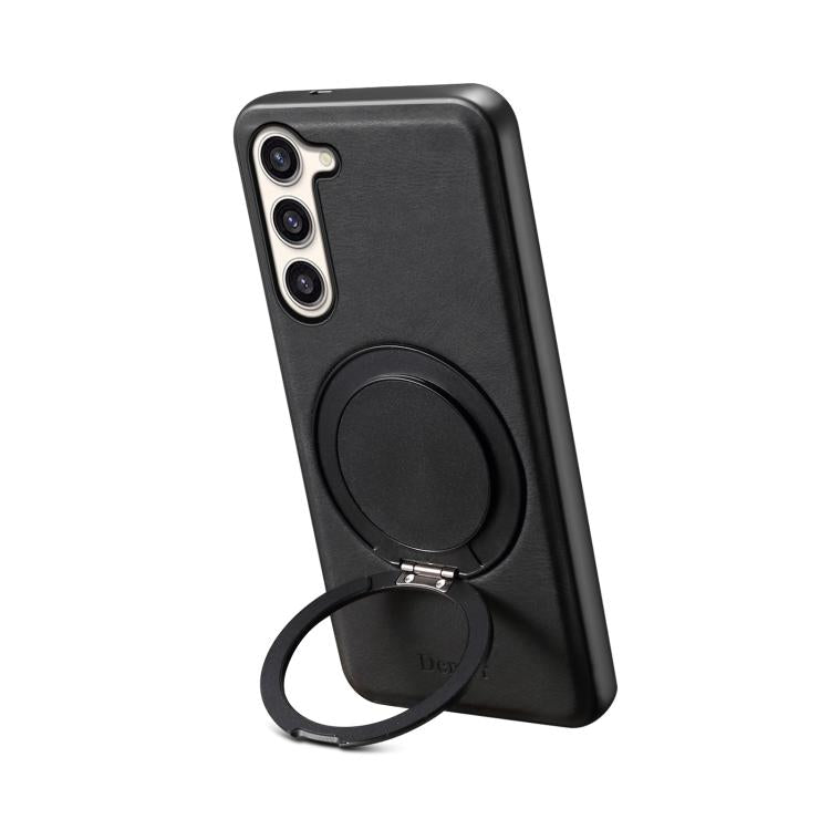 Denior A14 Skin Feel Rotating Holder MagSafe Phone Case, For Samsung Galaxy S26 Ultra 5G, For Samsung Galaxy S25 5G, For Samsung Galaxy S25+ 5G, For Samsung Galaxy S25 Ultra 5G, For Samsung Galaxy S24 FE 5G, For Samsung Galaxy S24+ 5G                  ...