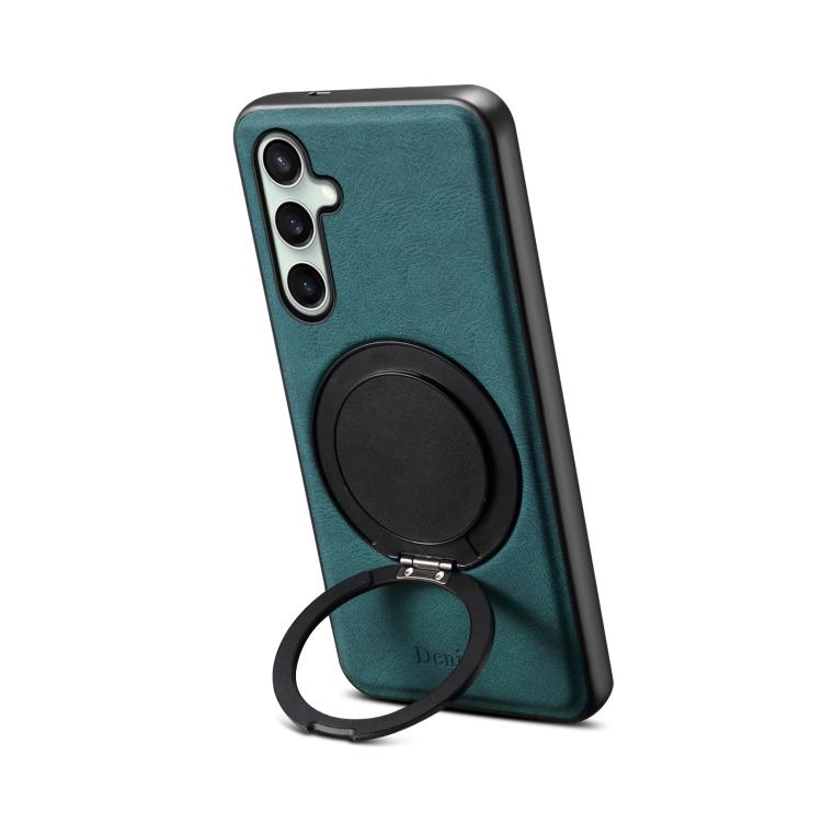 Denior A14 Skin Feel Rotating Holder MagSafe Phone Case, For Samsung Galaxy S26 Ultra 5G, For Samsung Galaxy S25 5G, For Samsung Galaxy S25+ 5G, For Samsung Galaxy S25 Ultra 5G, For Samsung Galaxy S24 FE 5G, For Samsung Galaxy S24+ 5G                  ...