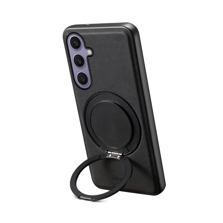 Denior A14 Skin Feel Rotating Holder MagSafe Phone Case, For Samsung Galaxy S26 Ultra 5G, For Samsung Galaxy S25 5G, For Samsung Galaxy S25+ 5G, For Samsung Galaxy S25 Ultra 5G, For Samsung Galaxy S24 FE 5G, For Samsung Galaxy S24+ 5G                  ...