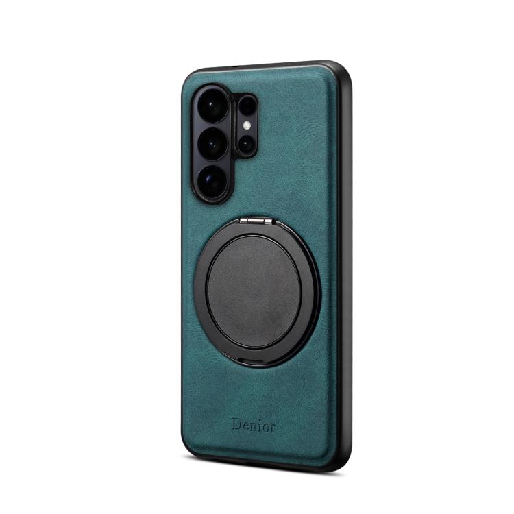 Denior A14 Skin Feel Rotating Holder MagSafe Phone Case, For Samsung Galaxy S26 Ultra 5G, For Samsung Galaxy S25 5G, For Samsung Galaxy S25+ 5G, For Samsung Galaxy S25 Ultra 5G, For Samsung Galaxy S24 FE 5G, For Samsung Galaxy S24+ 5G                  ...