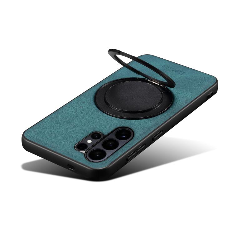 Denior A14 Skin Feel Rotating Holder MagSafe Phone Case, For Samsung Galaxy S26 Ultra 5G, For Samsung Galaxy S25 5G, For Samsung Galaxy S25+ 5G, For Samsung Galaxy S25 Ultra 5G, For Samsung Galaxy S24 FE 5G, For Samsung Galaxy S24+ 5G                  ...