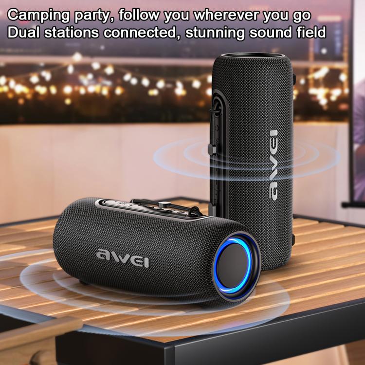awei KA8 7W Portable Bluetooth Speaker with RGB Light