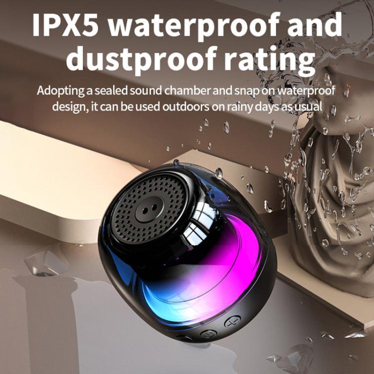 M88 Portable Gyro RGB Atmosphere Light Bluetooth Speaker Subwoofer