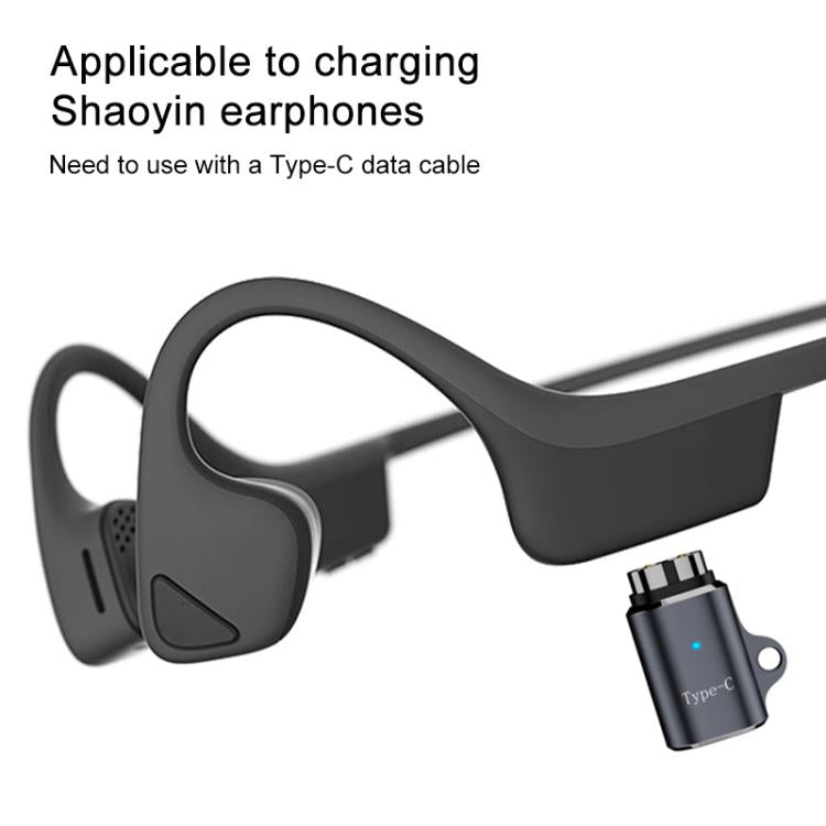 For Shokz Series Type-C Interface Magnetic Charging Adapter