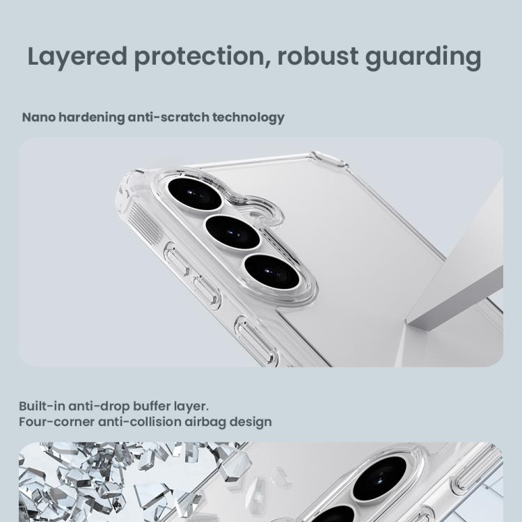 NILLKIN PC + TPU Phone Case, For Samsung Galaxy S26+ 5G, For Samsung Galaxy S26 Ultra 5G, For Samsung Galaxy S26 5G, For Samsung Galaxy S25 5G, For Samsung Galaxy S25 Ultra 5G
