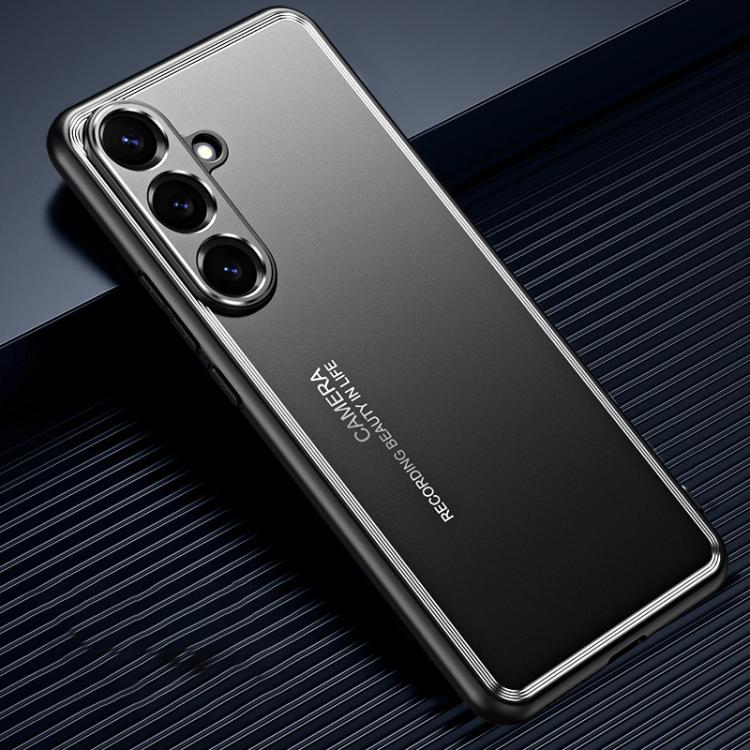 Frosted Metal Phone Case, For Samsung Galaxy S26+ 5G, For Samsung Galaxy S26 Ultra 5G, For Samsung Galaxy S26 5G, For Samsung Galaxy S25 5G, For Samsung Galaxy S25 Ultra 5G