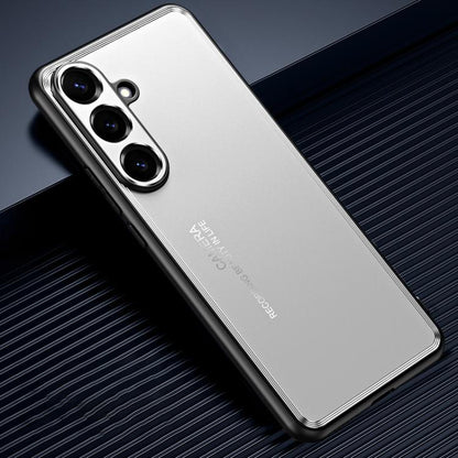 Frosted Metal Phone Case, For Samsung Galaxy S26+ 5G, For Samsung Galaxy S26 Ultra 5G, For Samsung Galaxy S26 5G, For Samsung Galaxy S25 5G, For Samsung Galaxy S25 Ultra 5G