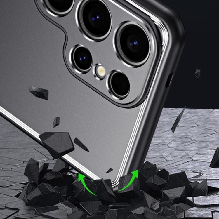 Frosted Metal Phone Case, For Samsung Galaxy S26+ 5G, For Samsung Galaxy S26 Ultra 5G, For Samsung Galaxy S26 5G, For Samsung Galaxy S25 5G, For Samsung Galaxy S25 Ultra 5G