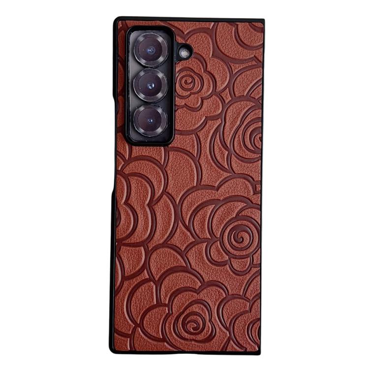 Impression Camellia Pattern Protective Phone Case