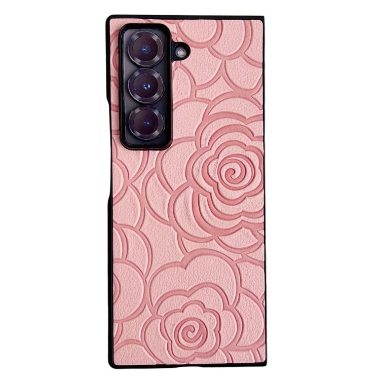 Impression Camellia Pattern Protective Phone Case