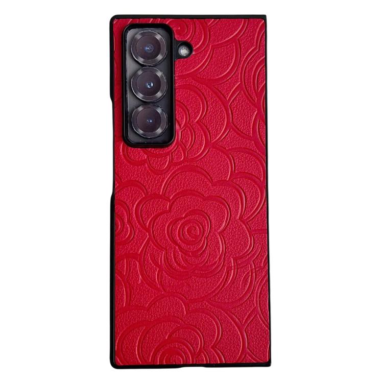 Impression Camellia Pattern Protective Phone Case