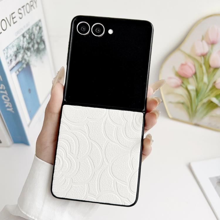 Impression Camellia Pattern Protective Phone Case