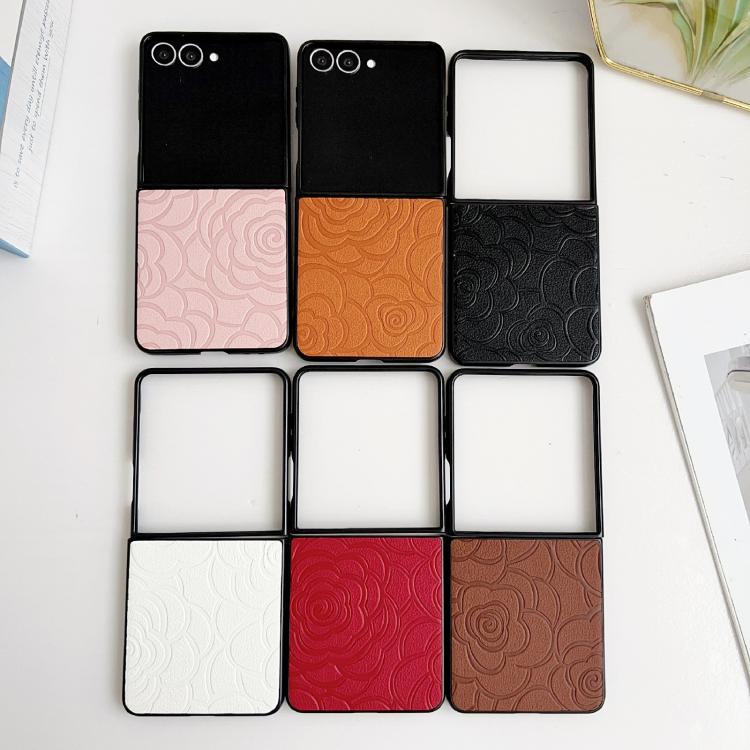 Impression Camellia Pattern Protective Phone Case