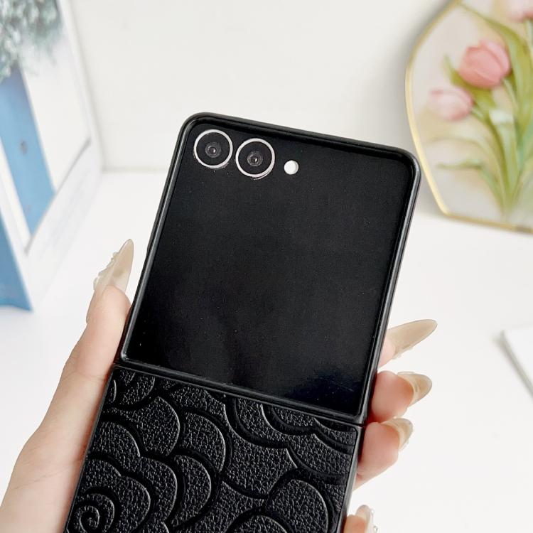 Impression Camellia Pattern Protective Phone Case